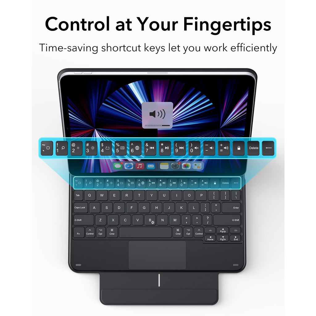 ESR Rebound Magnetic Keyboard Case for iPad Air 5/4/Pro 11 - US Layout