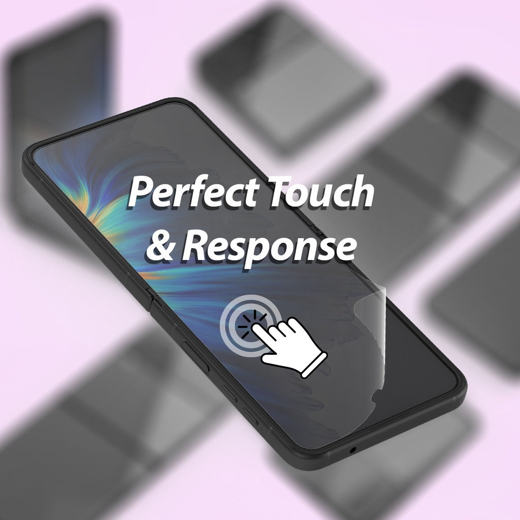 Whitestone Dome Premium Film Samsung Galaxy Z Flip 4 TPU Film Screen Protector with Hinge Cover Film