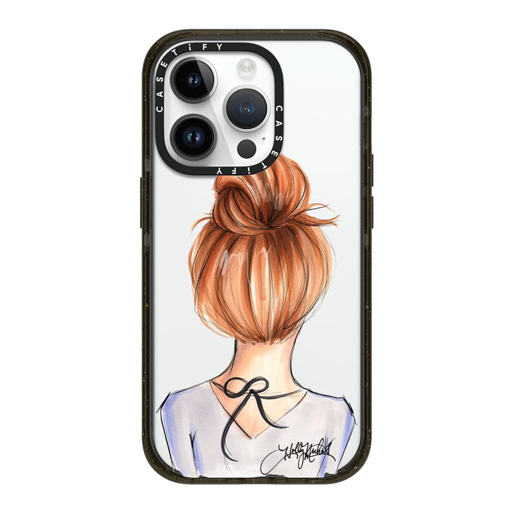 Casetify "Messy Bun Girl" Impact Case for iPhone 14 Plus / 14 Pro / 14 Pro Max