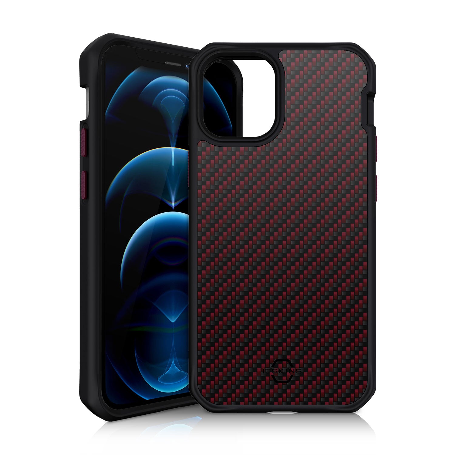 ITSKINS Hybrid Carbon for iPhone 12/12 Pro Case