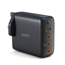 Load image into Gallery viewer, Aukey PA-B7S 4 Port 100W PD Super Fast Charging Wall Charger
