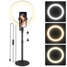 Load image into Gallery viewer, Mono Dsign LED Ring Light with Phone Stand

