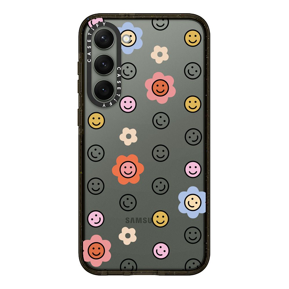 Casetify "Flower Smileys" Impact Case for Samsung Galaxy S23 Plus / S23 Ultra