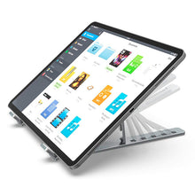 Load image into Gallery viewer, Mono Dsign Aluminium Enhanced Stability Foldable XL Laptop Stand
