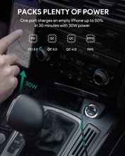 Load image into Gallery viewer, Aukey CC-A4 Dual Port USB-C 30W PD Car Charger
