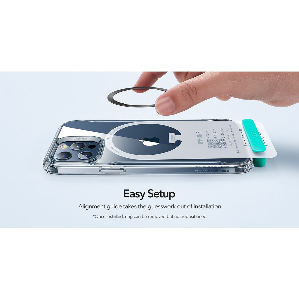 ESR HaloLock Ring - Black & Silver