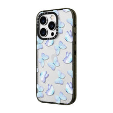 Load image into Gallery viewer, Casetify &quot;Lilac aqua blue watercolor hand painted butterfly&quot; Impact Case for iPhone 14 Plus/ 14 Pro/ 14 Pro Max
