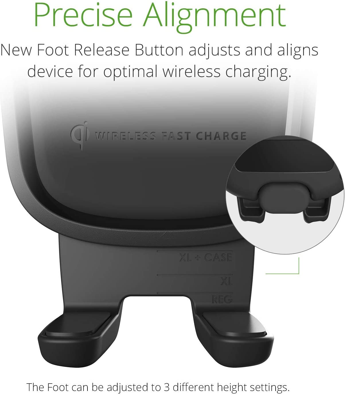iOttie Easy One Touch Wireless 2 Dash & Windshield/Air Vent Car Mount Holder
