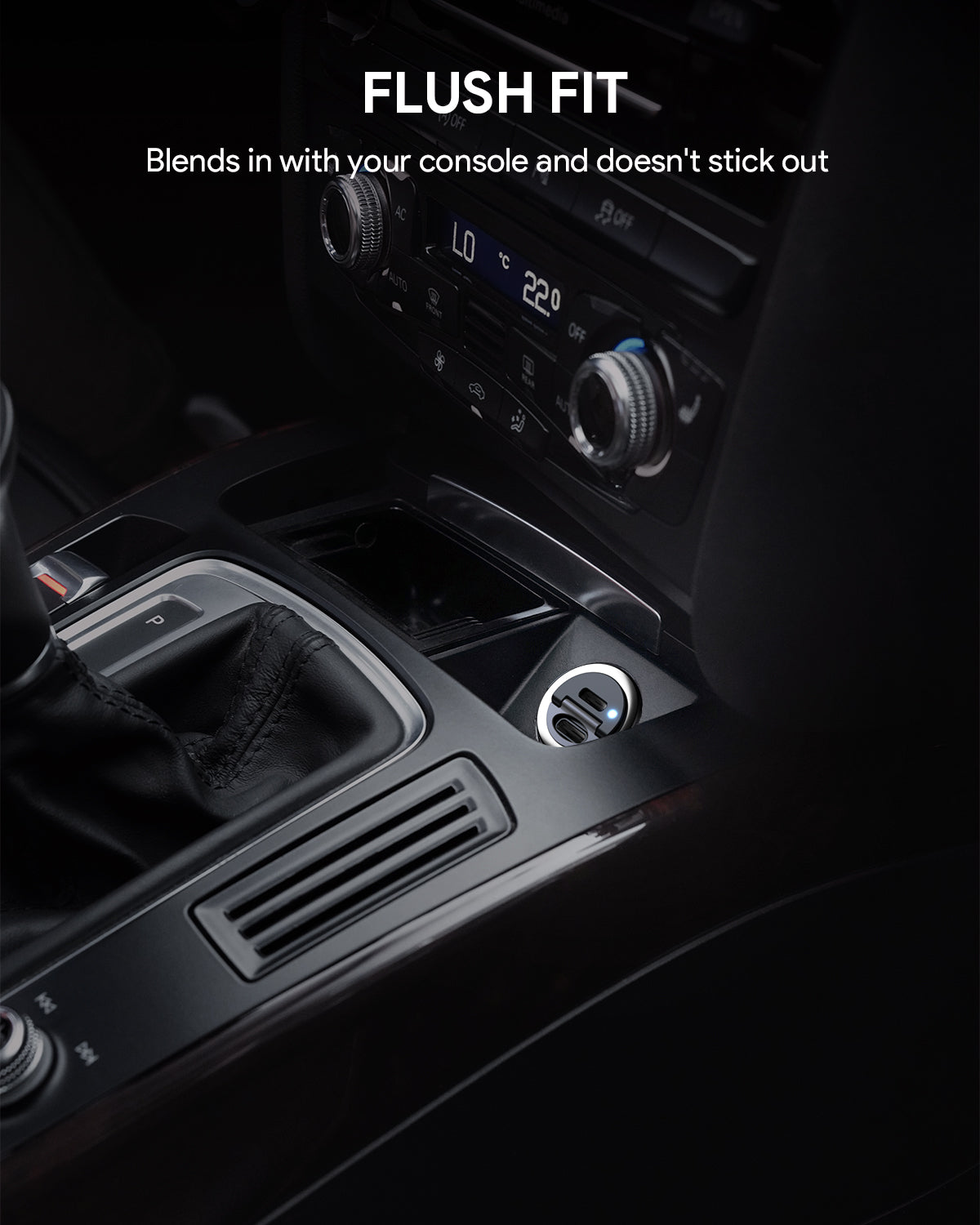 Aukey CC-A4 Dual Port USB-C 30W PD Car Charger