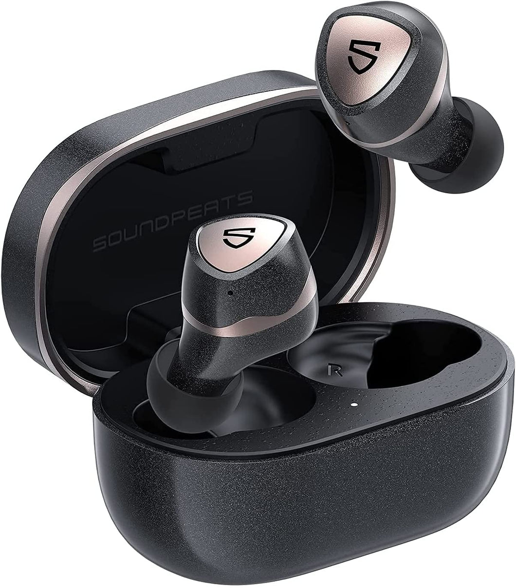 SoundPEATS Sonic Pro True Wireless Earbuds With Immersive Bass, Aptx Adaptive, Wireless Charging & 35 Hrs Music