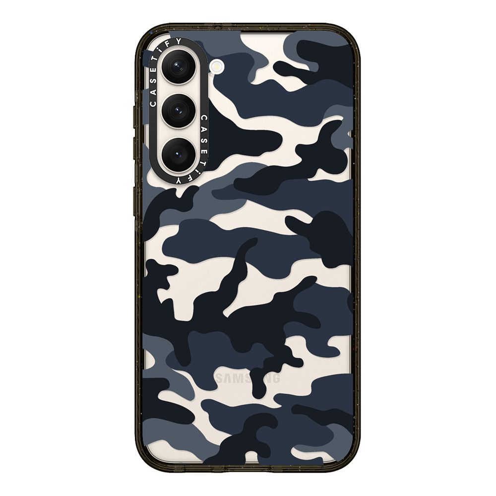 CASETIFY Camo Over Black Impact Case for Samsung Galaxy S23 Plus/S23 Ultra