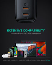 Load image into Gallery viewer, Aukey PA-B4 Omnia Duo 65W Dual-Port PD Wall Charger with GaNFast Tech
