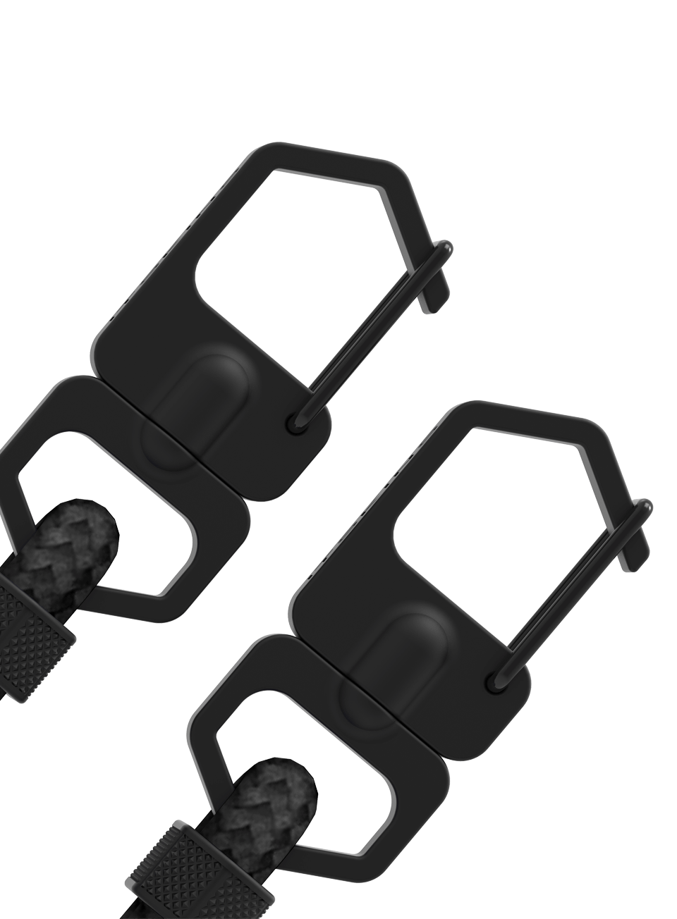 ITSKINS Hybrid Sling for iPhone 13 Pro Max - Black and Transparent