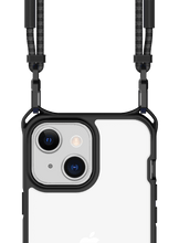 Load image into Gallery viewer, ITSKINS Hybrid Sling for iPhone 13 - Black and Transparent
