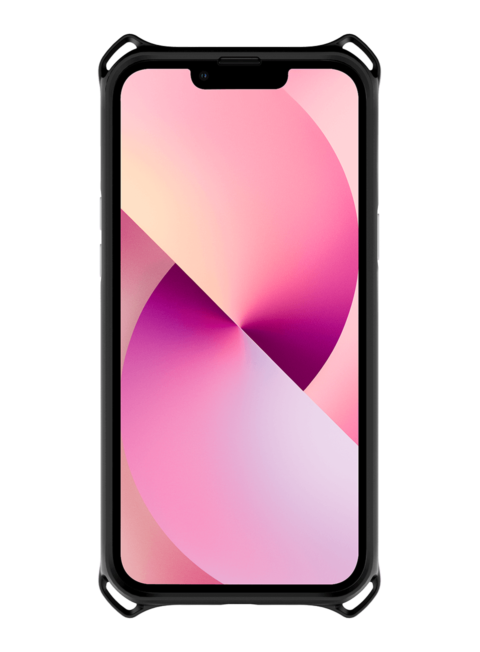 ITSKINS Hybrid Sling for iPhone 13 - Black and Transparent