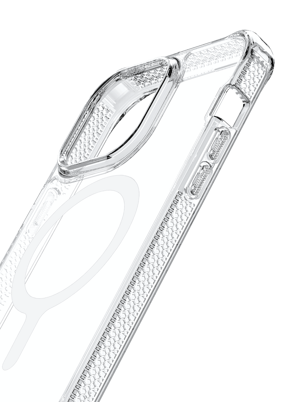 ITSKINS Hybrid R Clear (MagSafe Compatible) for iPhone 14 / 14 Pro / 14 Plus / 14 Pro Max - Transparent