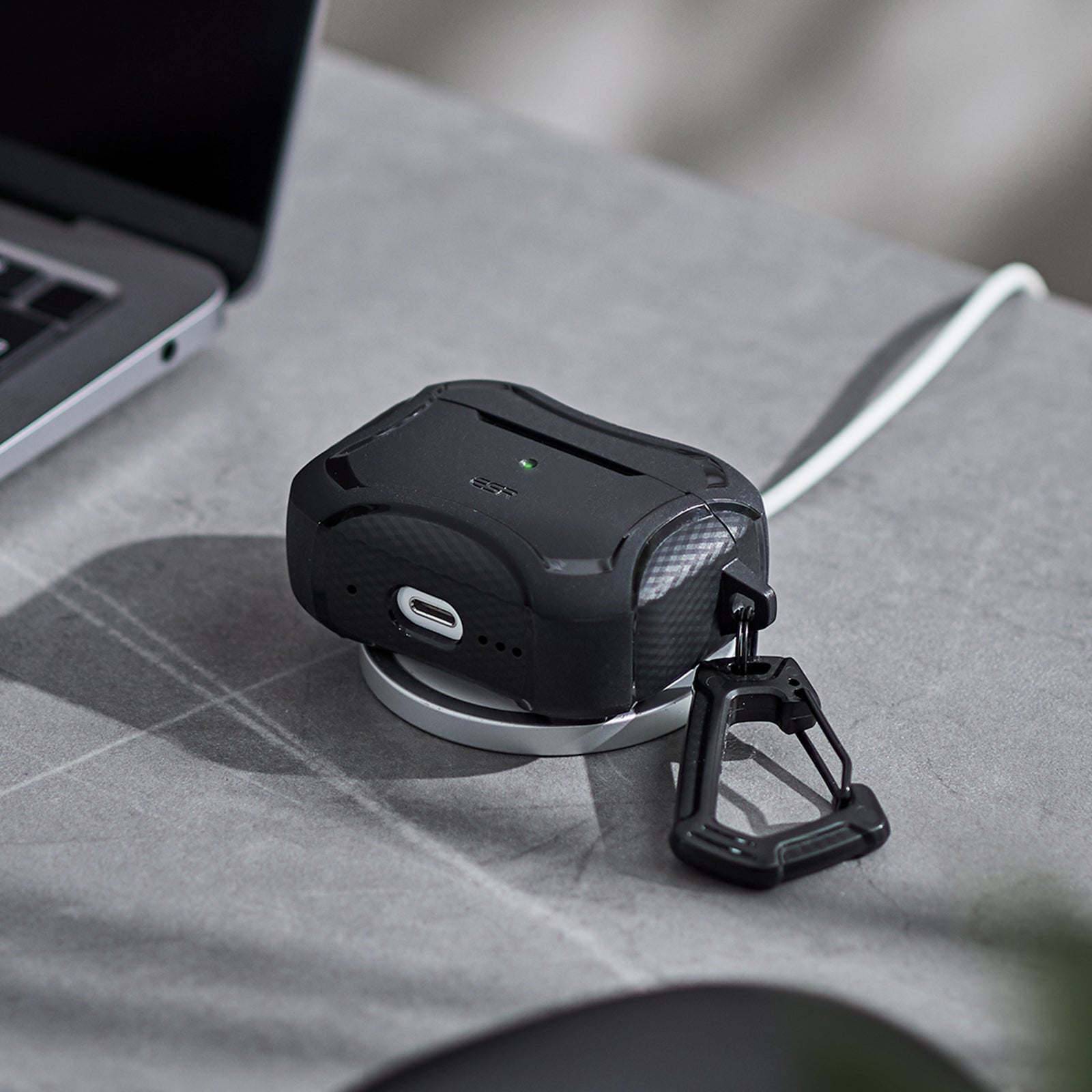 ESR Airpods Pro Cyber Armor Tough Case with HaloLock