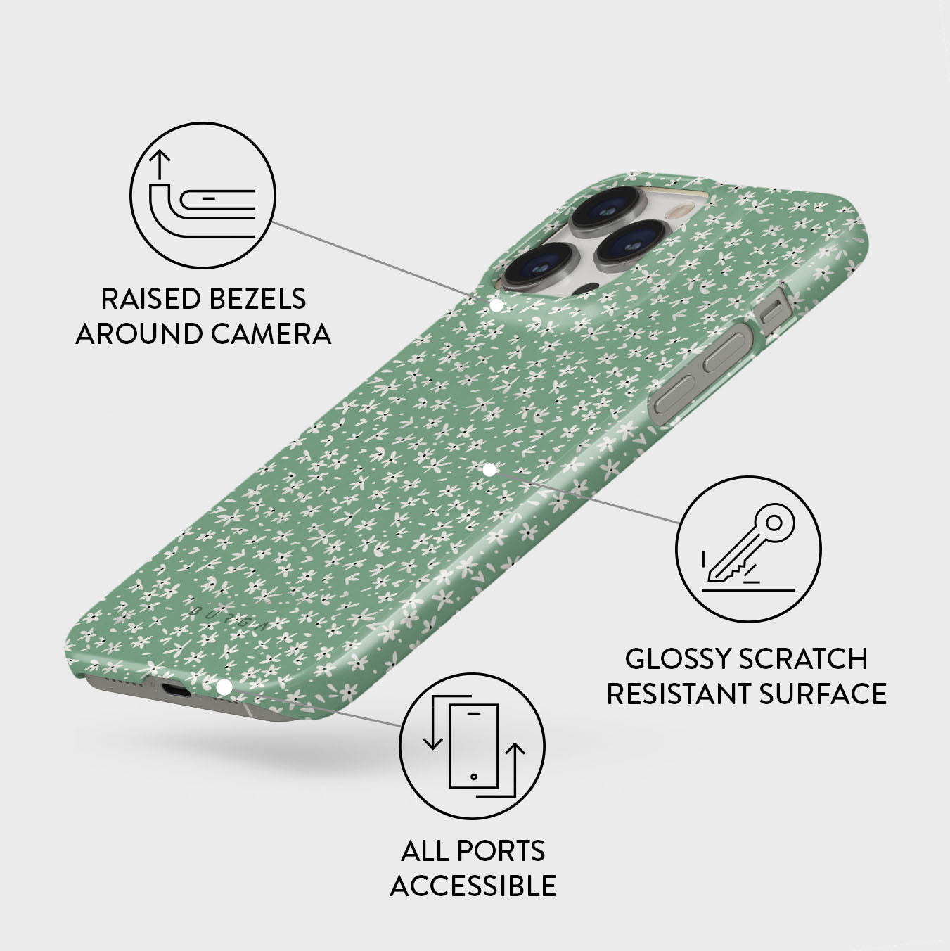 Burga Lush Meadows Tough Magsafe Case for iPhone 14 Pro / 14 Pro Max