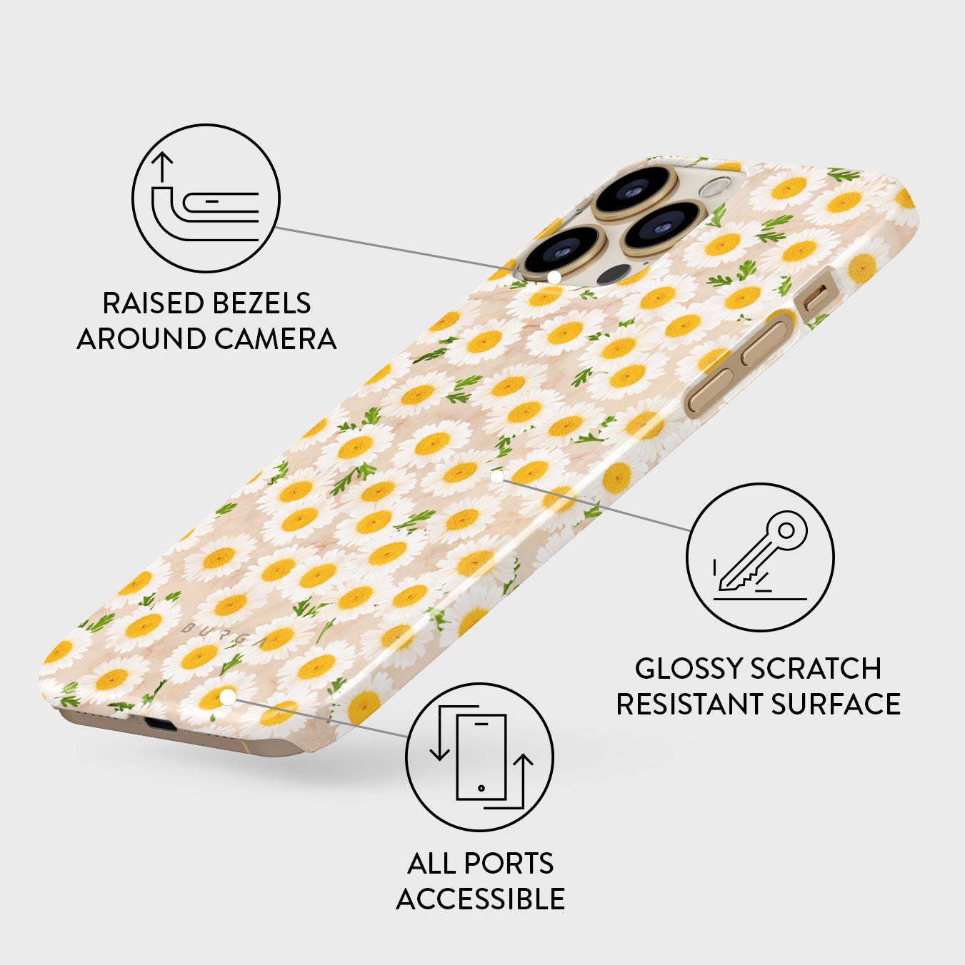 Burga Pure Bliss Tough Case for iPhone 13 / 13 Pro / 13 Pro Max