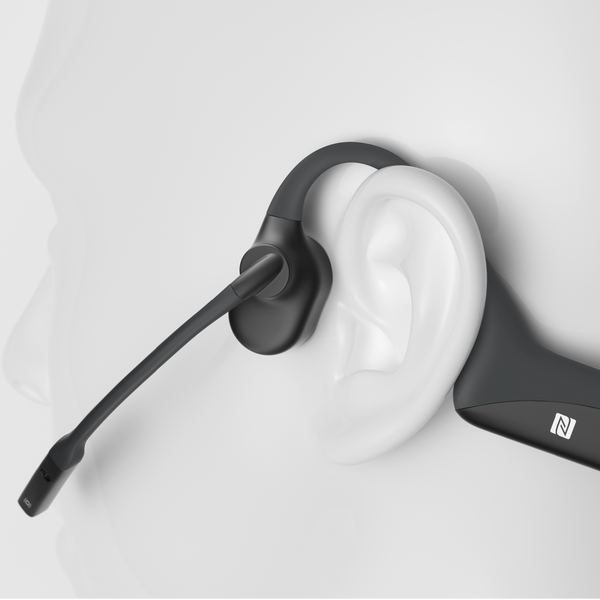 SHOKZ Opencomm Bone Conduction Stereo Bluetooth Headset - Black