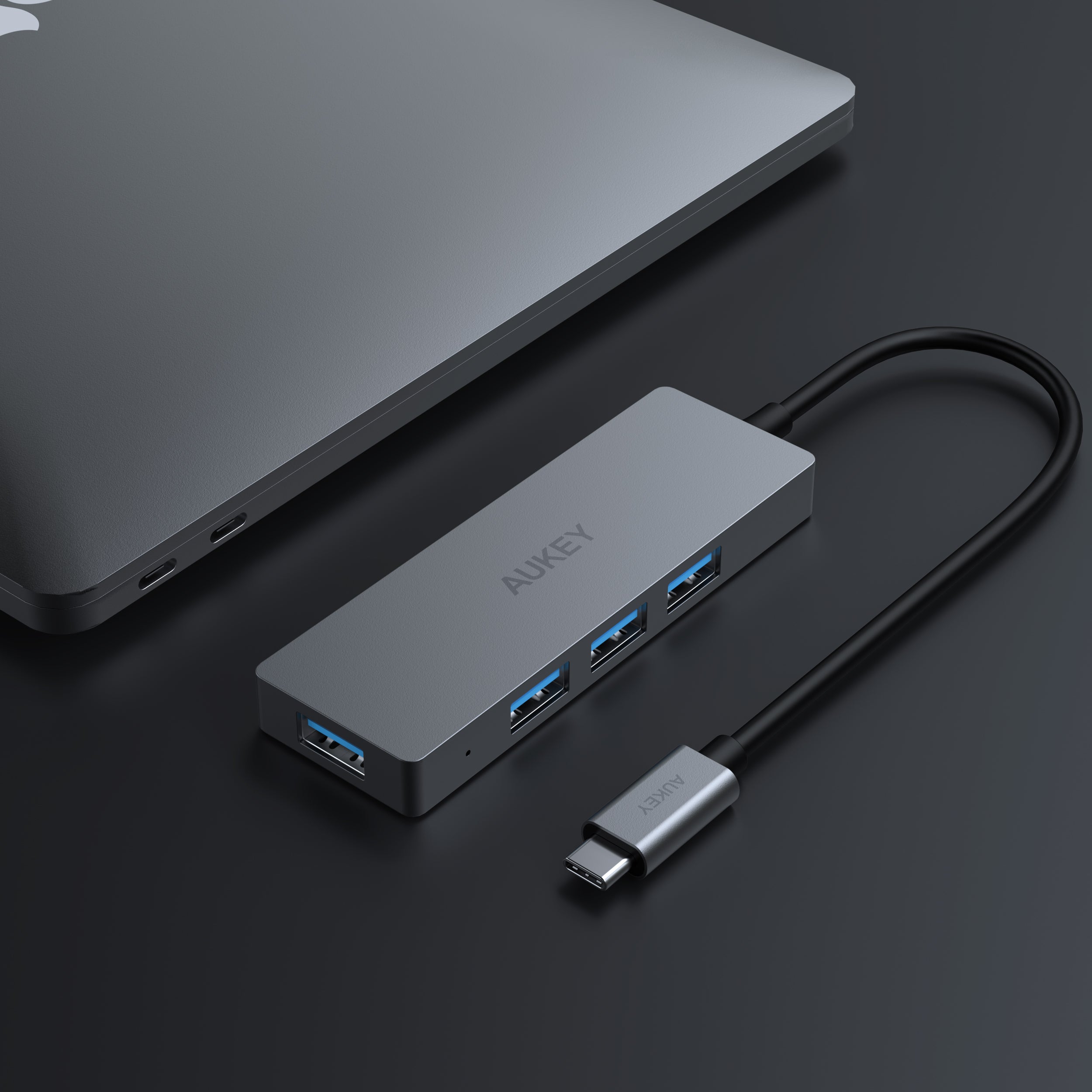 Aukey CB-C62 USB-C to 4 Port USB 3.1 Hub