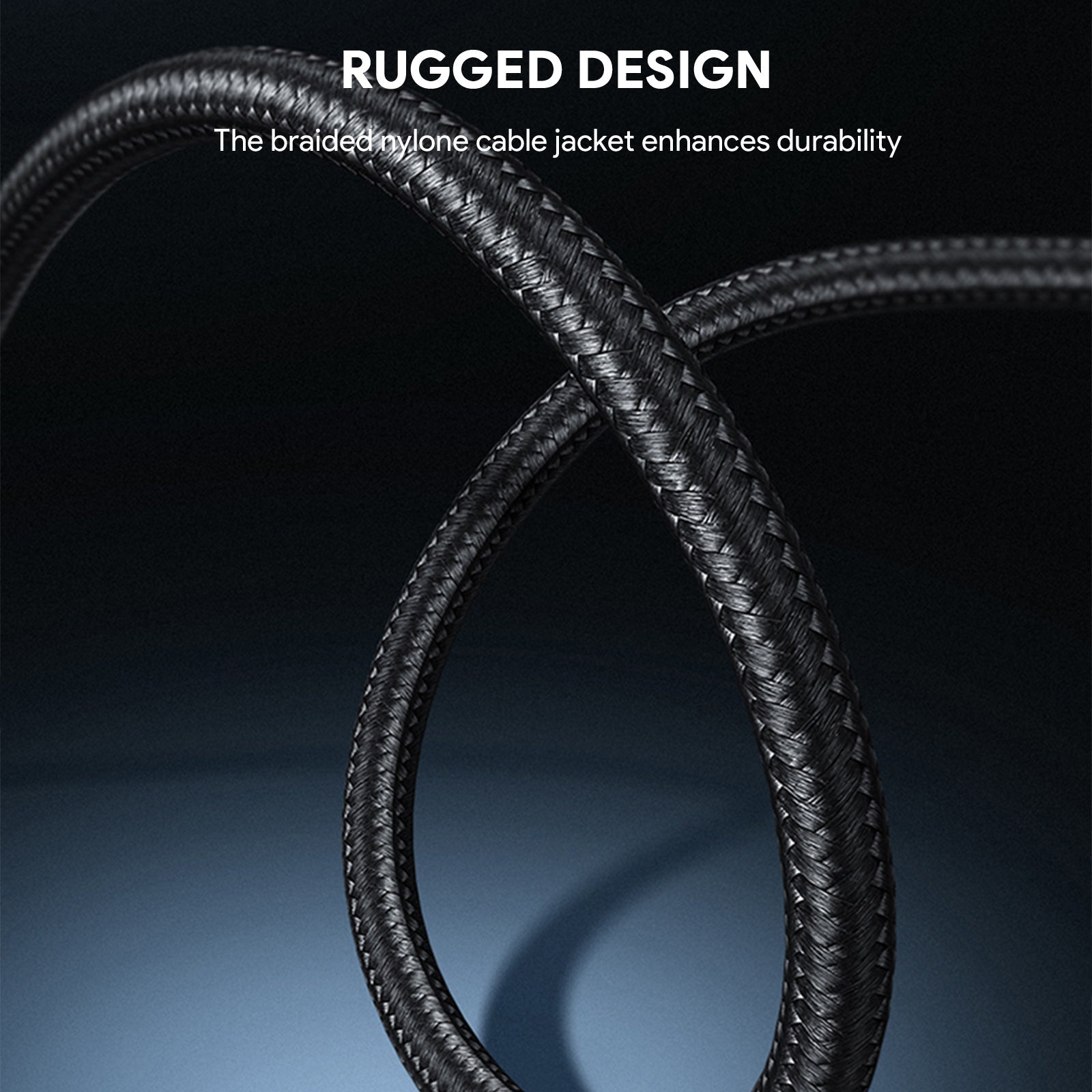 AUKEY CB-KCL1/CB-KCL2 Circlet CL Nylon Braided USB-C to Lightning Cable (1/1.8m)