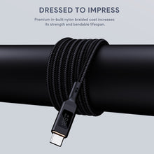 Load image into Gallery viewer, Aukey CB-MCC101/CB-MCC102 100W Nylon Braided USB C to C Cable with LCD Display (1/1.8m)
