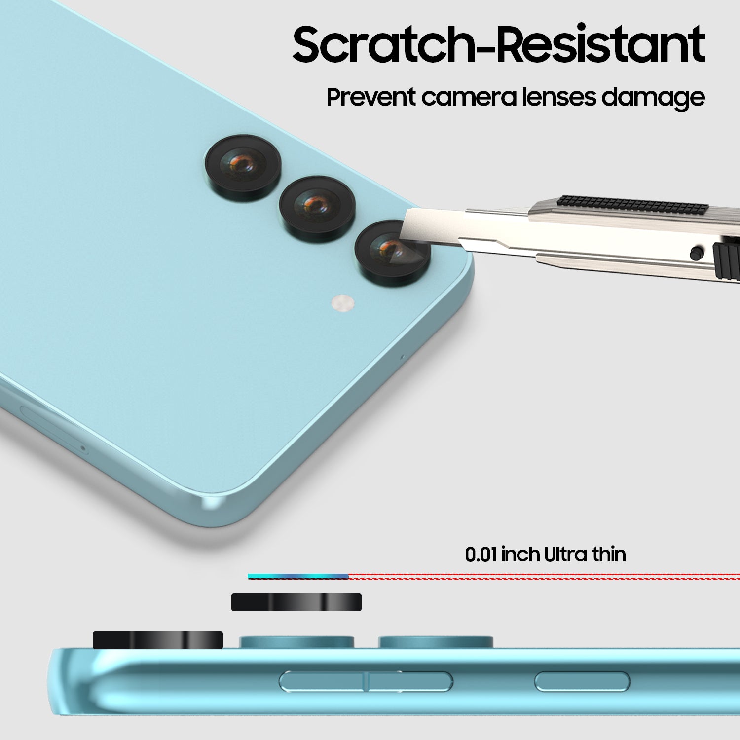 Whitestone Samsung Galaxy S23 / S23 Plus Camera Protector Ring Type