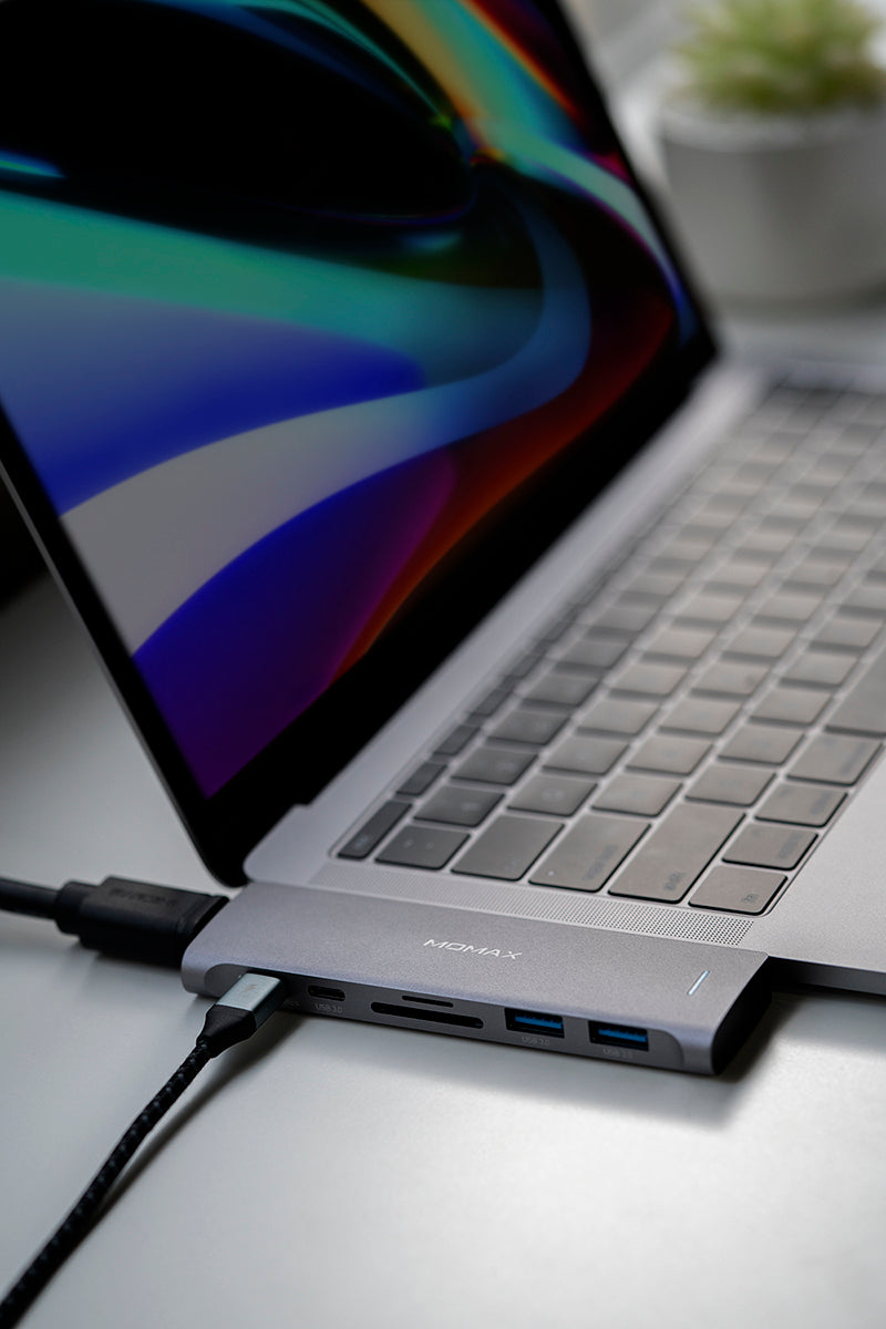 Momax One Link 7-in-1 Dual USB-C Hu