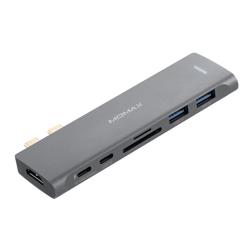 Momax One Link 7-in-1 Dual USB-C Hu