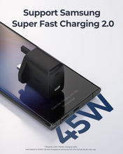 Load image into Gallery viewer, Aukey PA-F4 Swift 45W PD Wall Charger with GaN Power Tech - Supports Samsung Super Fast Charging 2.0
