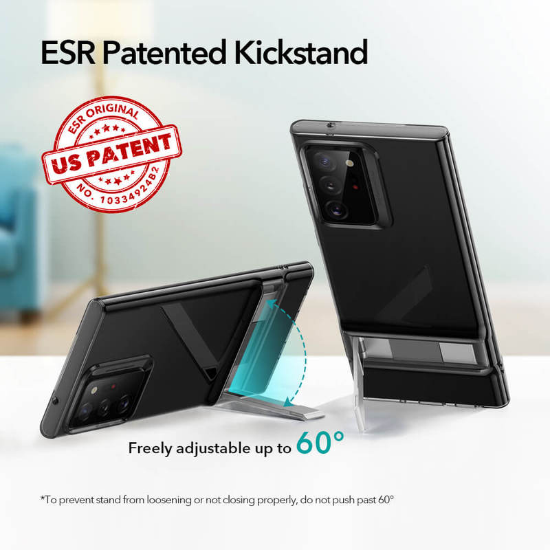 ESR Air Shield Boost Case with Metal Kickstand for Samsung Note 20 Ultra