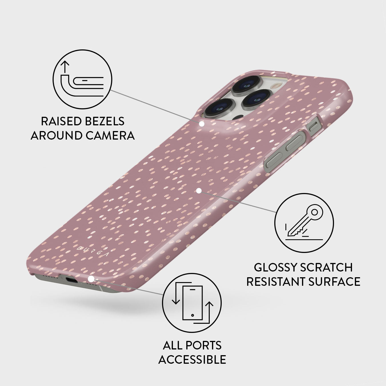 BURGA iPhone14ケース Burga Hot Cocoa Tough Magsafe Case for iPhone 14 Pro / 14 Pro Max