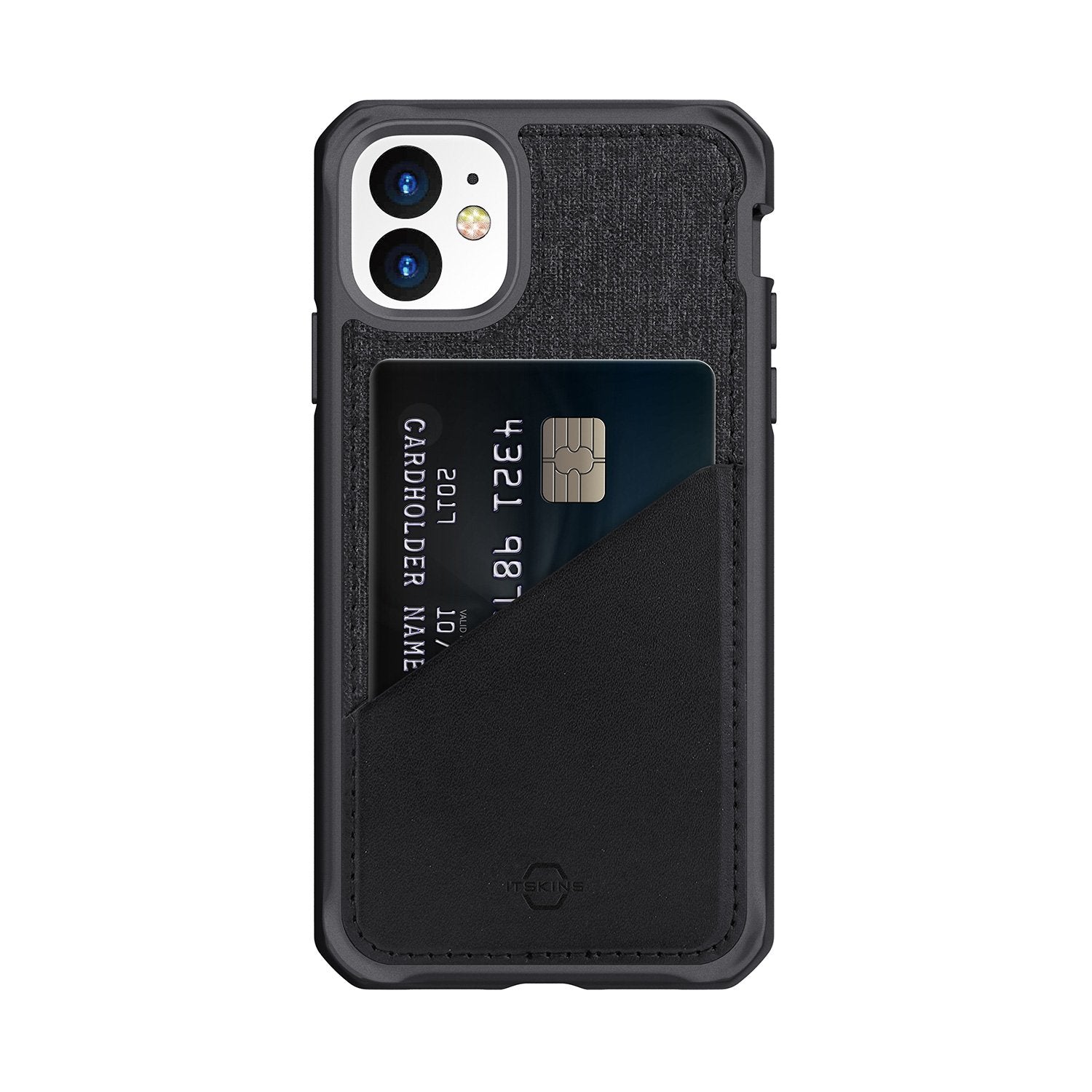 ITSKINS Hybrid Fusion Black & Grey iPhone 11 Case