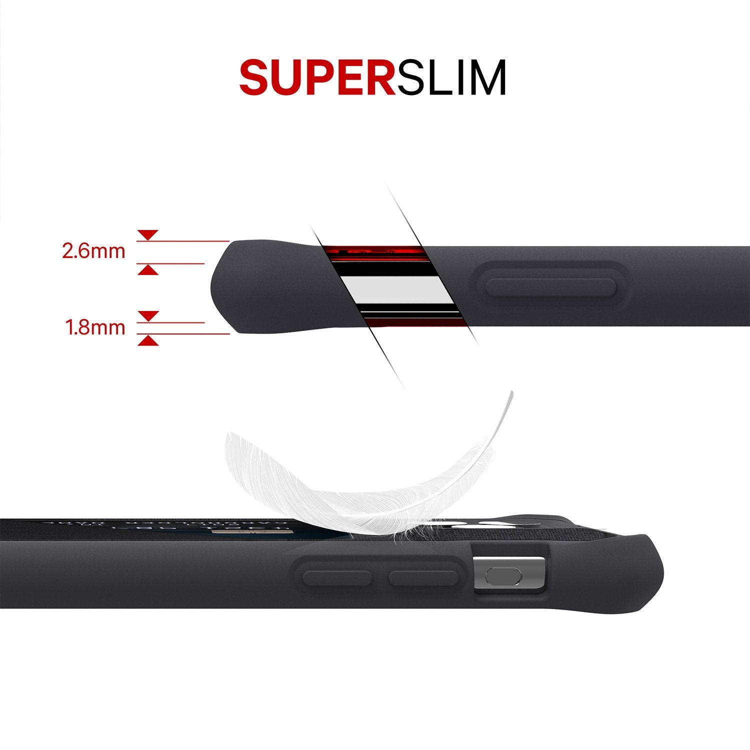 ITSKINS Hybrid Fusion Black & Grey iPhone 11 Pro Case