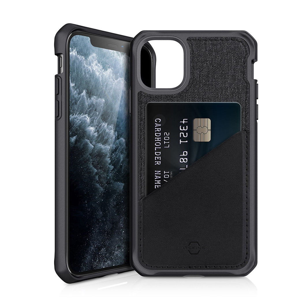 ITSKINS Hybrid Fusion Black & Grey iPhone 11 Pro Max Case