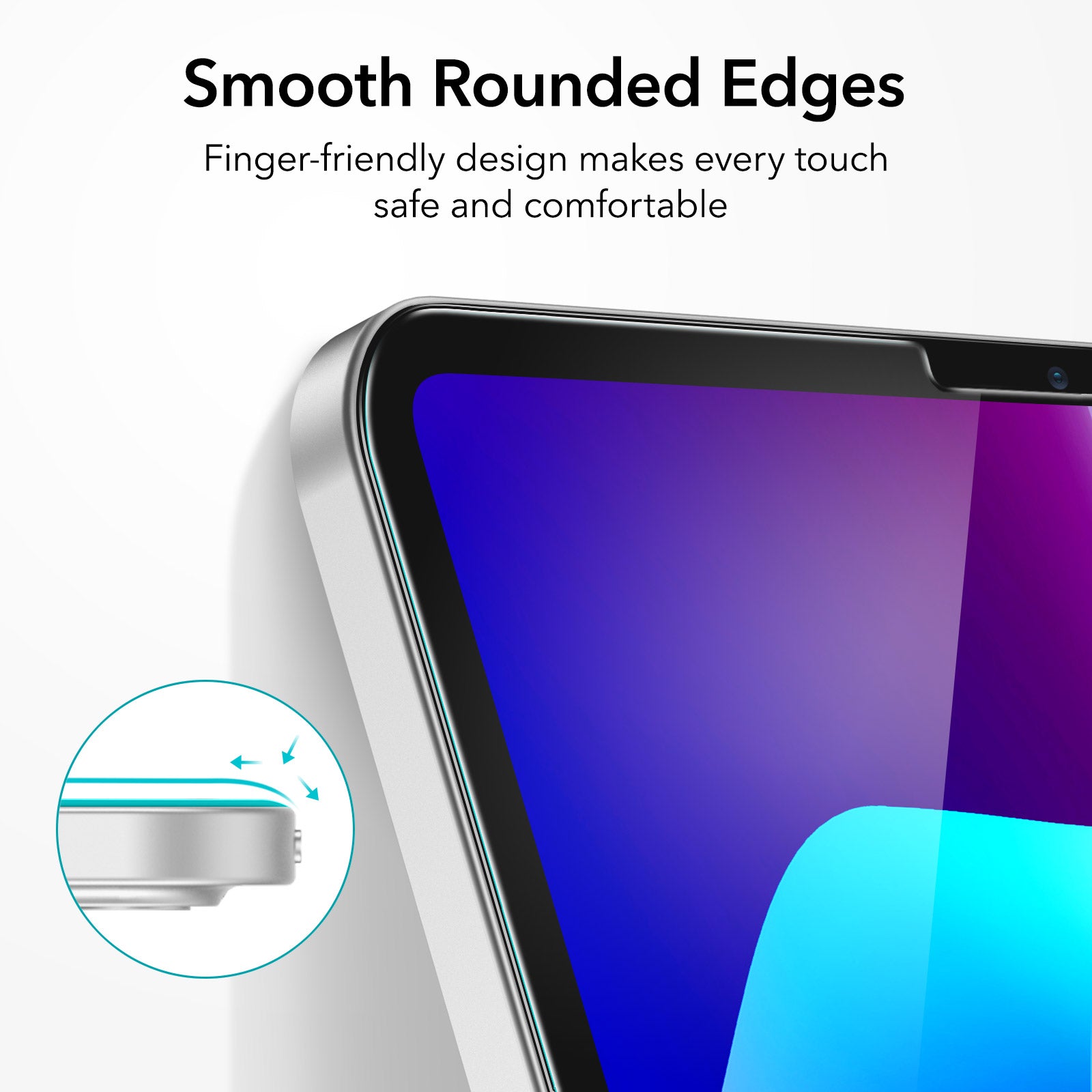 ESR Tempered-Glass Screen Protector for iPad 10th Gen / Air 5/4 / Pro 11 / Pro 12.9 (2018/ 2020/2021/2022) - 1/2 pcs