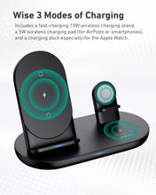 Load image into Gallery viewer, Aukey LC-A3 Aircore Series 3 in 1 Wireless Charging Station
