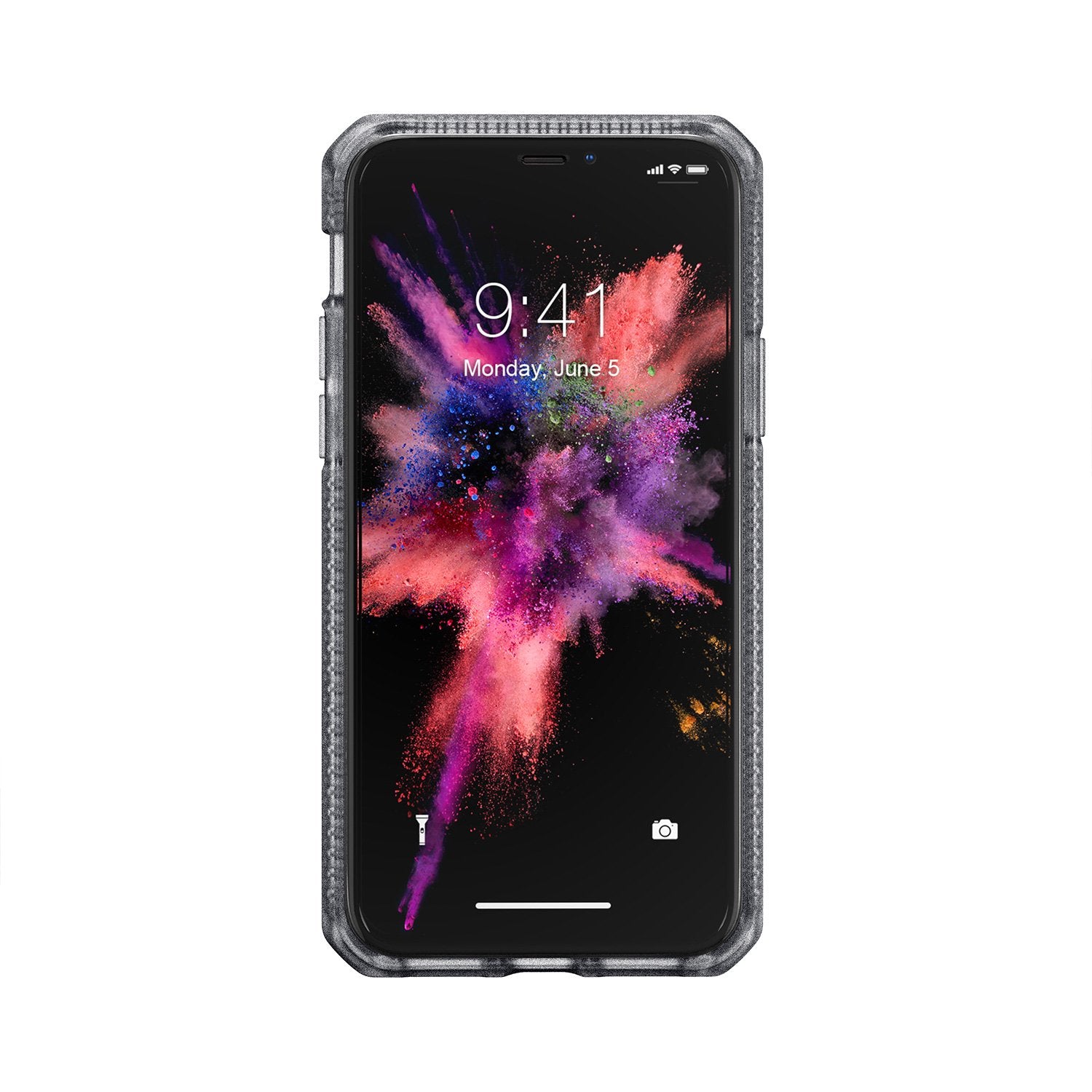 ITSKINS Hybrid Frost (MKII) Black & Transparent iPhone 11 Pro Case