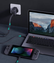 Load image into Gallery viewer, Aukey PA-B4 Omnia Duo 65W Dual-Port PD Wall Charger with GaNFast Tech
