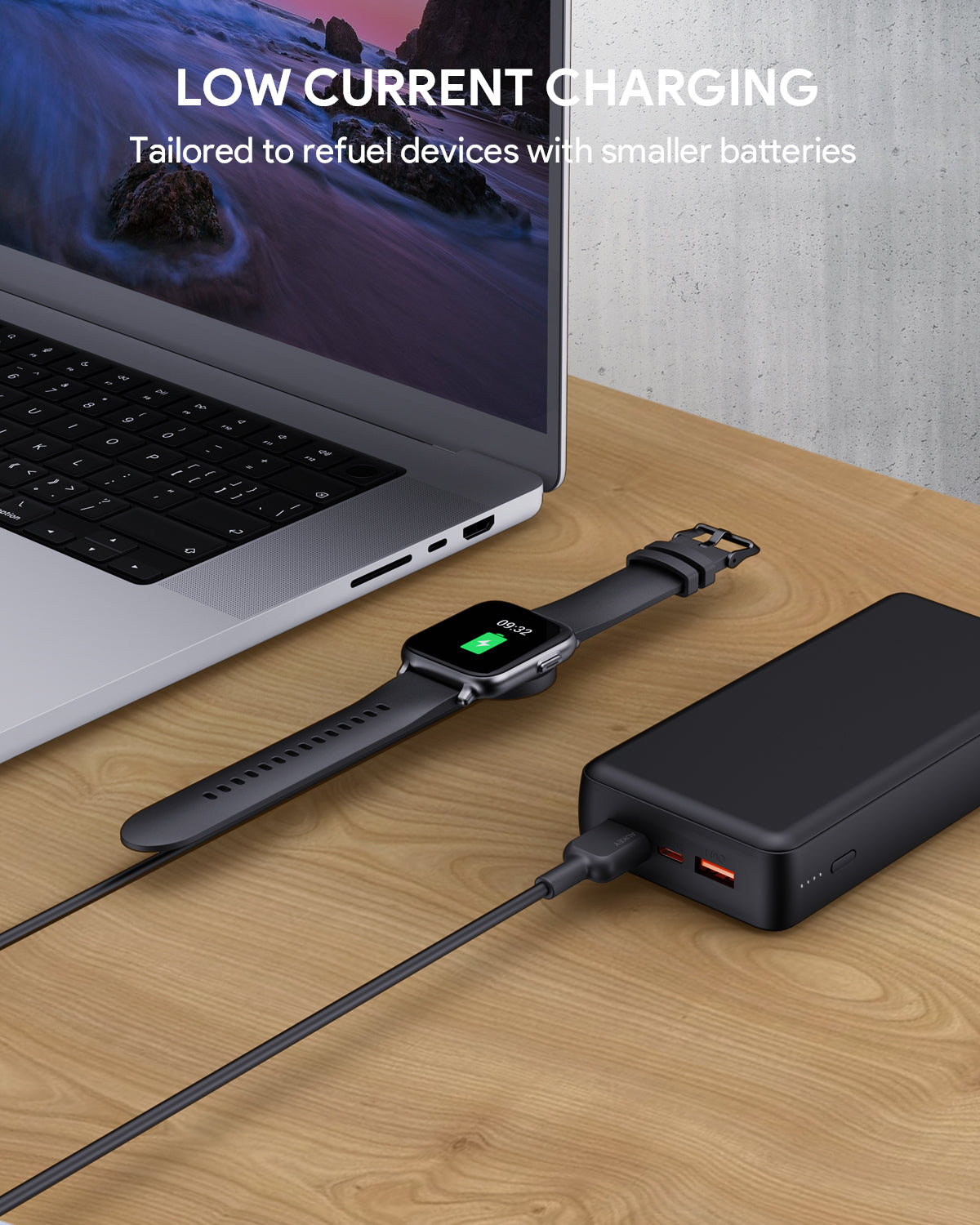 AUKEY PB-N93 Basix Plus ll 22.5W 20000mAh Ultra Slim USB C Power Bank