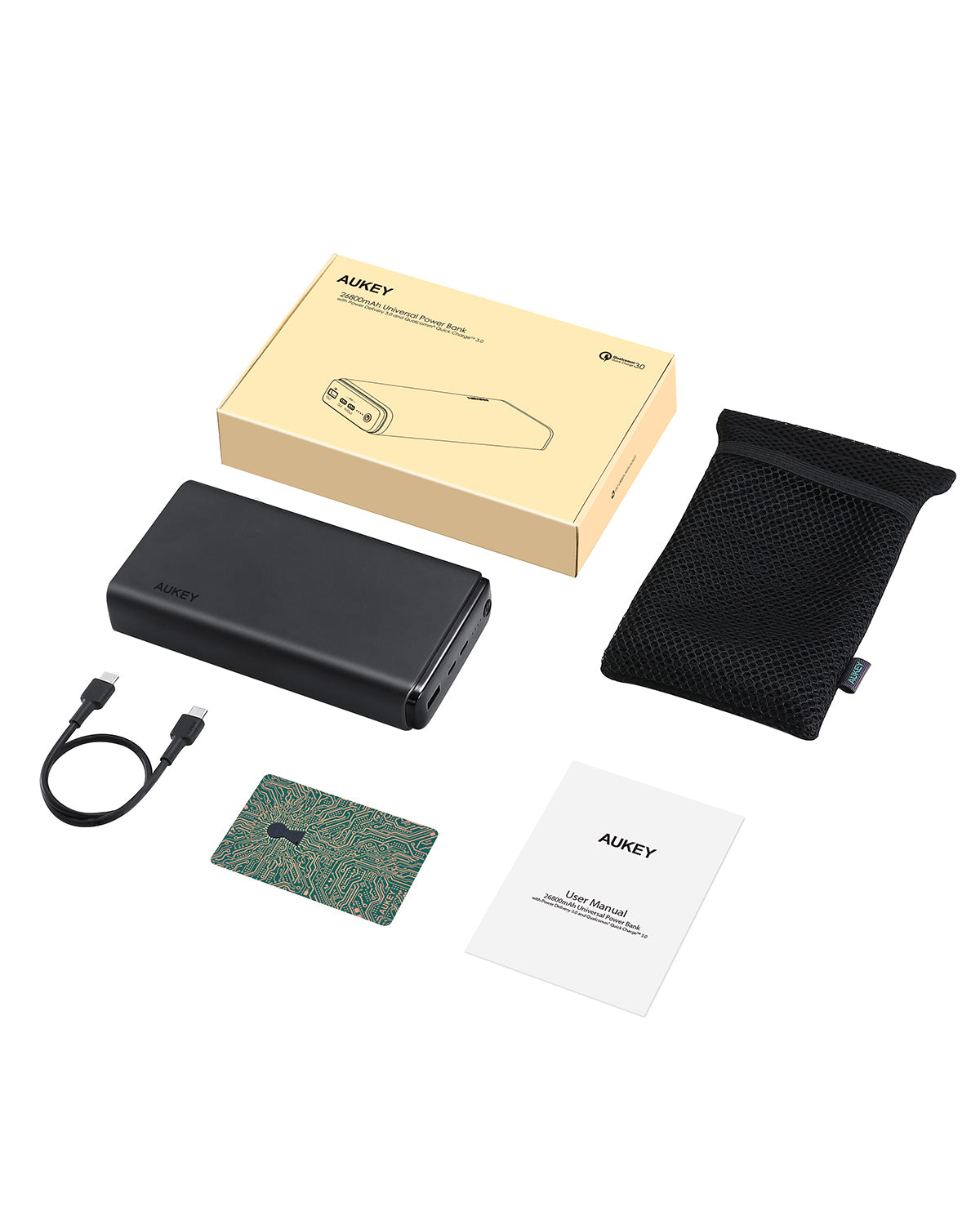 Aukey PB-Y24 Ultra Sprint 26,800mah 65W PD & QC 3.0