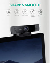 Load image into Gallery viewer, Aukey PC-LM1E Stream Series 1080P Dual-Mic Webcam For Meetings, Gaming, Live Streaming On Mac Windows

