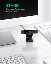 Load image into Gallery viewer, Aukey PC-LM1E Stream Series 1080P Dual-Mic Webcam For Meetings, Gaming, Live Streaming On Mac Windows
