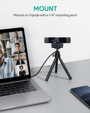 Load image into Gallery viewer, Aukey PC-LM1E Stream Series 1080P Dual-Mic Webcam For Meetings, Gaming, Live Streaming On Mac Windows
