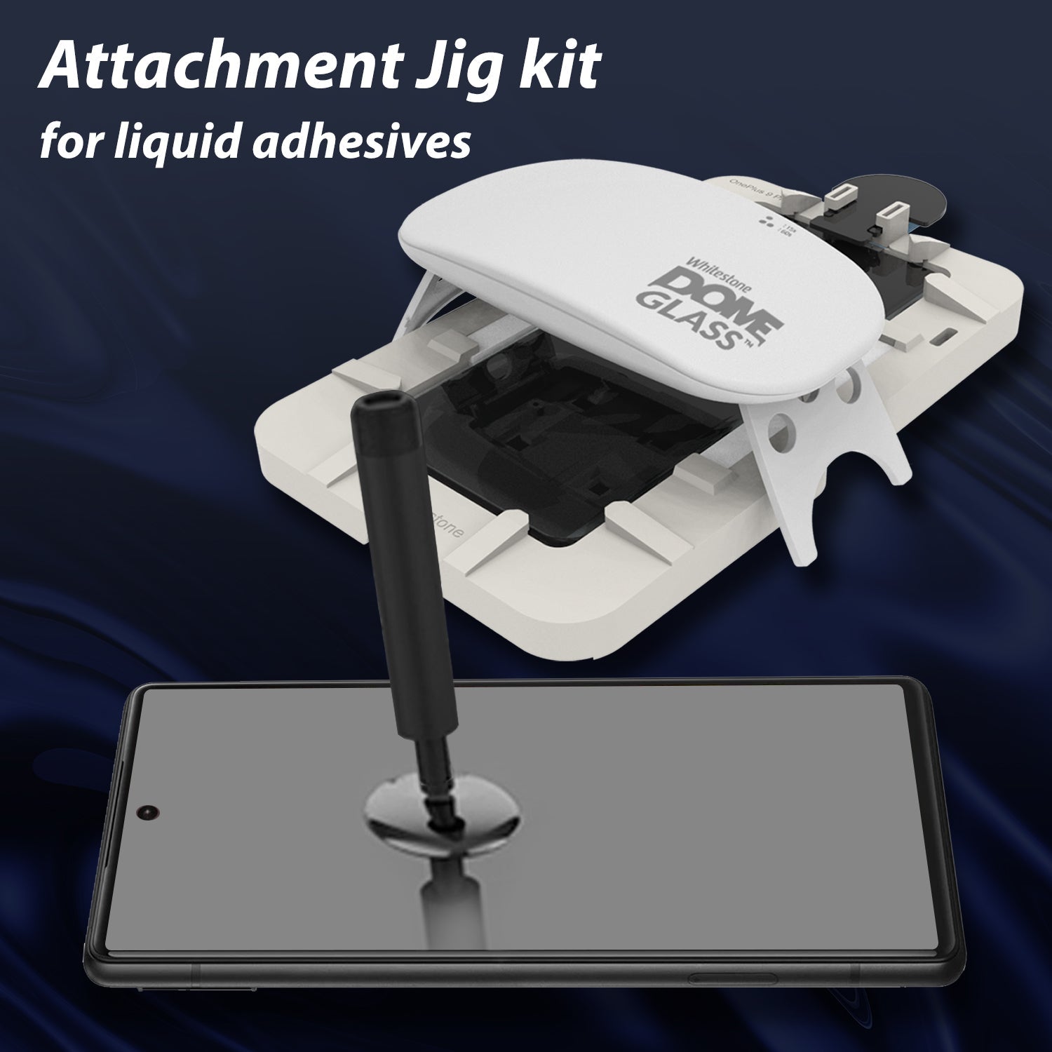 Whitestone Dome Glass Screen Protector for Google Pixel 7 Pro, Full Tempered Glass Shield with Liquid Dispersion Tech [Easy to Install Kit] Smart Phone Screen Guard with Camera Film Protector