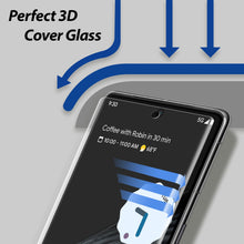 Load image into Gallery viewer, Whitestone Dome Glass Screen Protector for Google Pixel 7 , Full Tempered Glass Shield with Liquid Dispersion Tech [Easy to Install Kit] Smart Phone Screen Guard with Camera Film Protector
