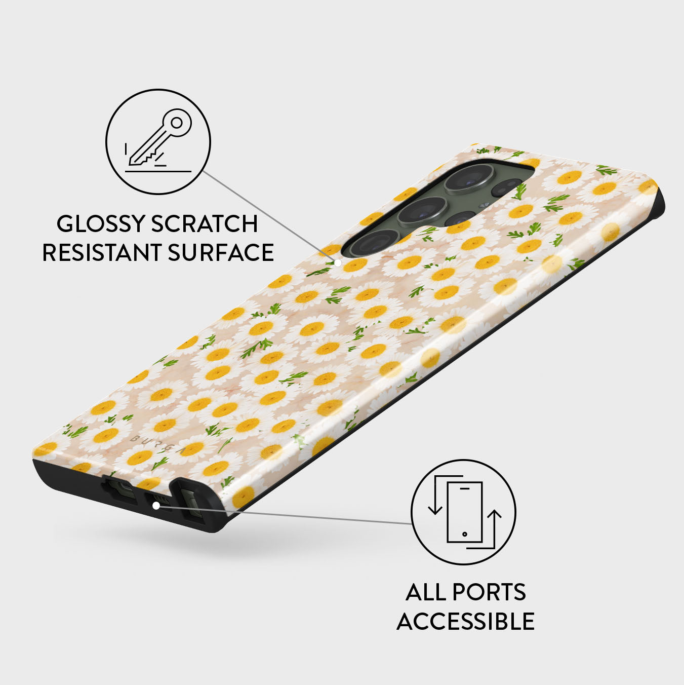 Burga Pure Bliss - Samsung Galaxy S23 Plus / Ultra Tough Case