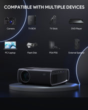 Load image into Gallery viewer, AUKEY RD-870S Cinex S Lite Full HD 1080P Wi-Fi LED Projector with Support Smartphone Screen Sync HDMI
