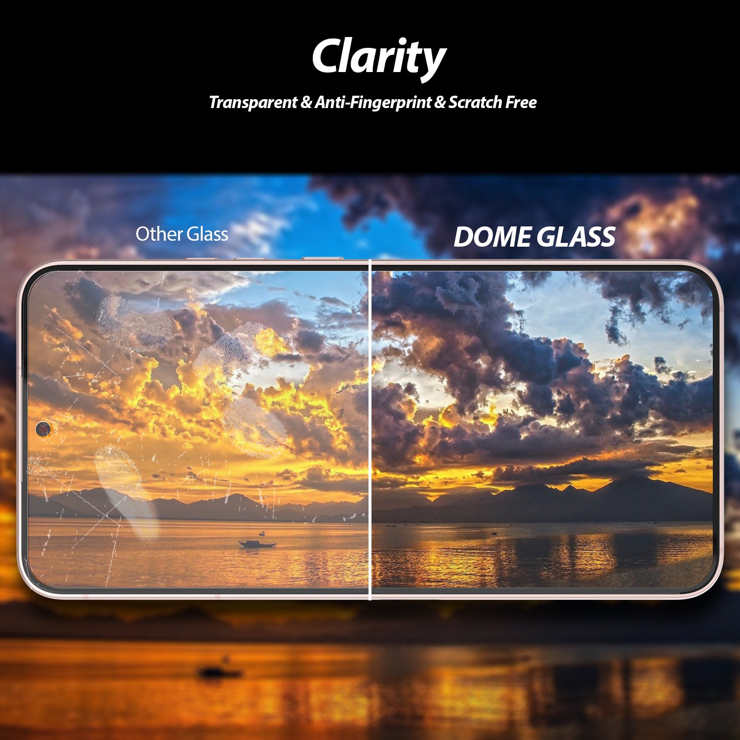 Whitestone Dome Tempered Glass for S22 Plus